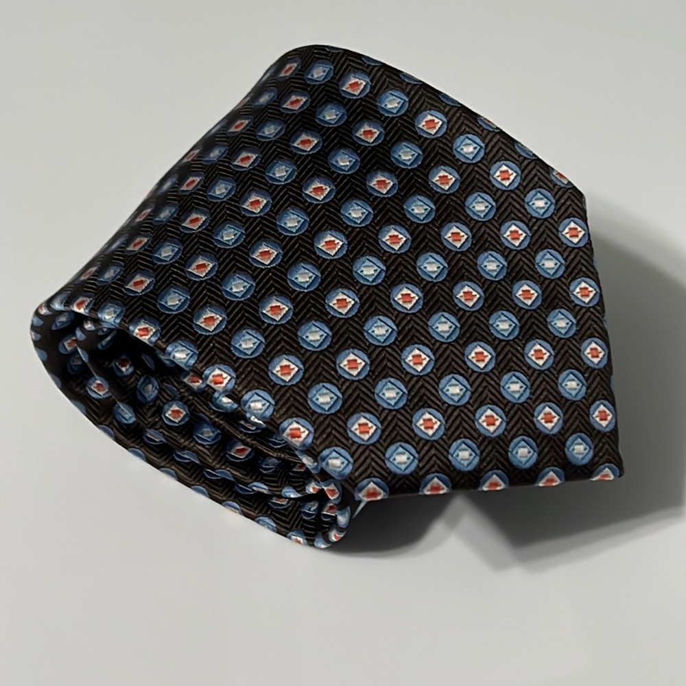 Barberini Brown Men's Tie 100% Silk